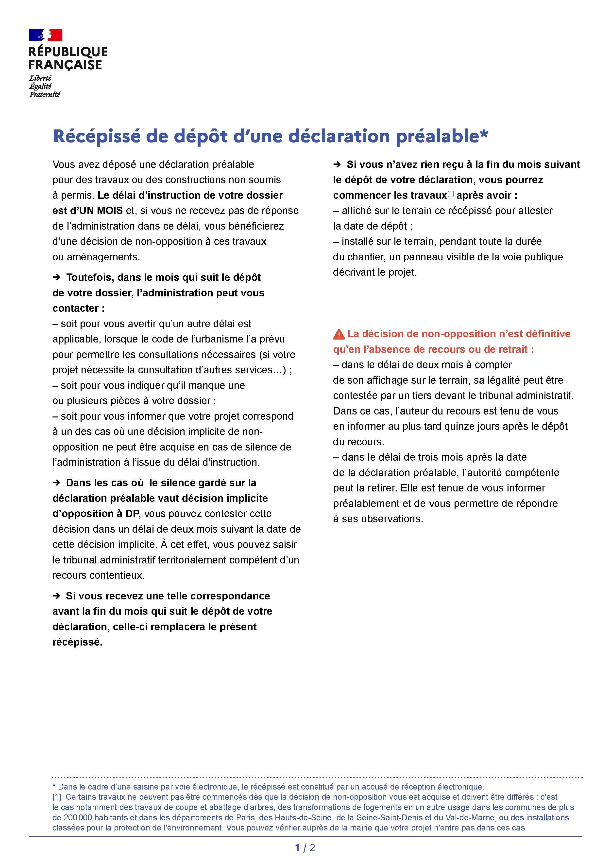 Cerfa 16702*03 - Déclaration préalable de travaux